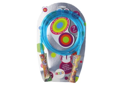 LEAN Toys Zestaw Sportowy Niebieska Świecąca Skakanka 2,1M LEAN Toys Zestaw Sportowy Niebieska Świecąca Skakanka 2,1M