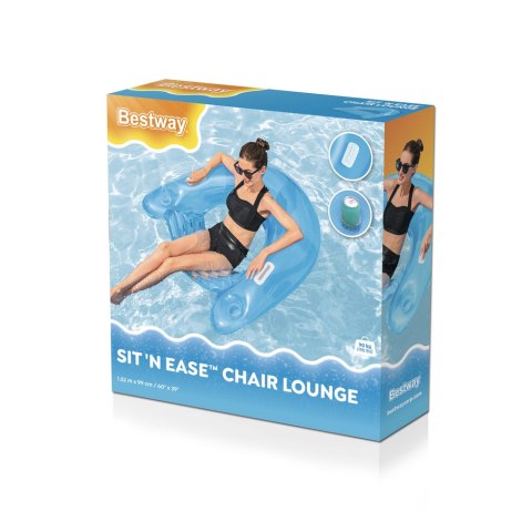 Bestway Dmuchany Fotel Wodny 152cm x 99cm Bestway 43118 Niebieski Zielony Bestway Dmuchany Fotel Wodny 152cm x 99cm Bestway 43118 Niebieski Zielony