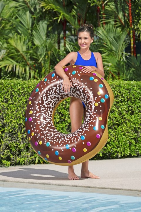 Bestway Koło Do Pływania Donut Pączek Brązowy 107 cm Bestway 36118 Bestway Koło Do Pływania Donut Pączek Brązowy 107 cm Bestway 36118
