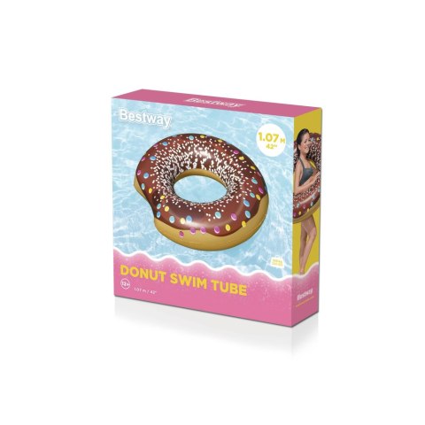 Bestway Koło Do Pływania Donut Pączek Brązowy 107 cm Bestway 36118 Bestway Koło Do Pływania Donut Pączek Brązowy 107 cm Bestway 36118