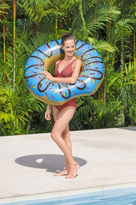 Bestway Koło Do Pływania Donut Pączek Niebieski 107 cm Bestway 36118 Bestway Koło Do Pływania Donut Pączek Niebieski 107 cm Bestway 36118