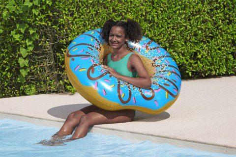Bestway Koło Do Pływania Donut Pączek Niebieski 107 cm Bestway 36118 Bestway Koło Do Pływania Donut Pączek Niebieski 107 cm Bestway 36118