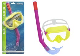 Bestway Maska z Rurką do Nurkowania Żółto- Różowa Bestway 24036