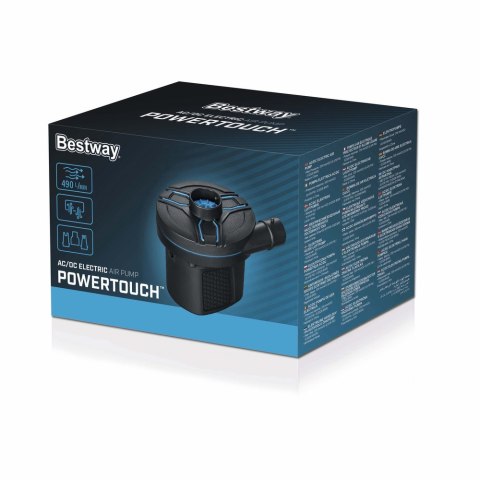 Bestway Pompka Elektryczna 490 l/min 220/12V Bestway 62255 Bestway Pompka Elektryczna 490 l/min 220/12V Bestway 62255