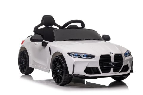 LEAN CARS Auto Na Akumulator BMW M4 Białe LEAN CARS Auto Na Akumulator BMW M4 Białe