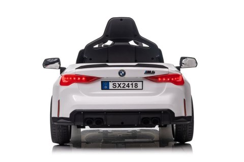 LEAN CARS Auto Na Akumulator BMW M4 Białe LEAN CARS Auto Na Akumulator BMW M4 Białe