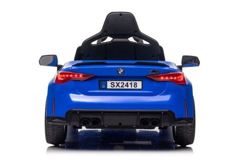 LEAN CARS Auto Na Akumulator BMW M4 Niebieskie LEAN CARS Auto Na Akumulator BMW M4 Niebieskie