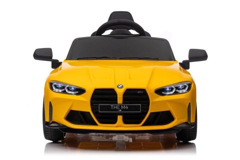 LEAN CARS Auto Na Akumulator Bmw M4 Zółte LEAN CARS Auto Na Akumulator Bmw M4 Zółte