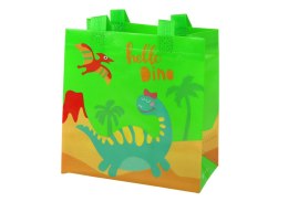 LEAN TOYS Torba Prezentowa Dinozaur Zielona 23cm x 21,5cm x 11cm