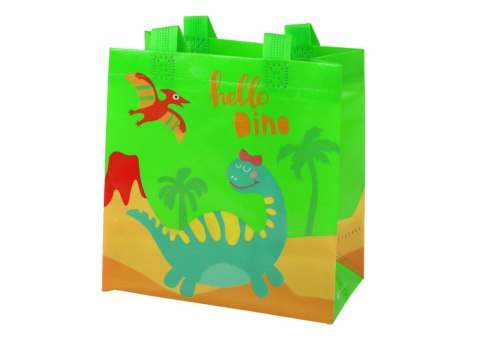 LEAN TOYS Torba Prezentowa Dinozaur Zielona 23cm x 21,5cm x 11cm LEAN TOYS Torba Prezentowa Dinozaur Zielona 23cm x 21,5cm x 11cm