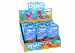 LEAN TOYS Wodna Gra Zręcznościowa Konsola Telefon Dinozaur Niebieska