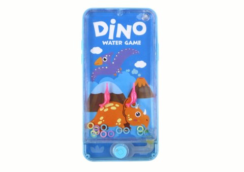 LEAN TOYS Wodna Gra Zręcznościowa Konsola Telefon Dinozaur Niebieska LEAN TOYS Wodna Gra Zręcznościowa Konsola Telefon Dinozaur Niebieska