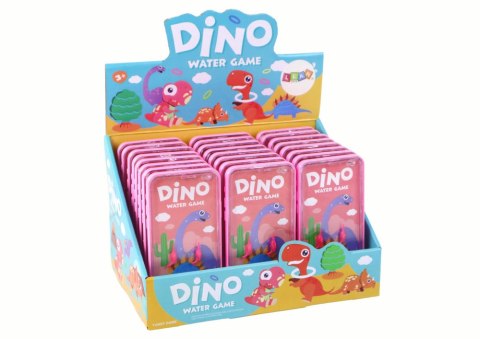 LEAN TOYS Wodna Gra Zręcznościowa Konsola Telefon Dinozaur Różowa LEAN TOYS Wodna Gra Zręcznościowa Konsola Telefon Dinozaur Różowa