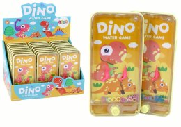 LEAN TOYS Wodna Gra Zręcznościowa Konsola Telefon Dinozaur Żółta