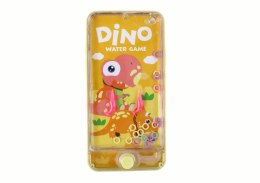 LEAN TOYS Wodna Gra Zręcznościowa Konsola Telefon Dinozaur Żółta