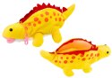 LEAN Toys Pluszowy Dinozaur Piórnik Schowek Zawieszka Żółty