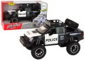 LEAN Toys Pojazd Terenowy Raptor Policja Czarny Otwierane Drzwi Dźwięk Światła