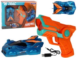 LEAN Toys Samochód Jeżdżący Po Ścianach Na Laser Niebieski
