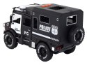 LEAN Toys Wóz Terenowy Policyjny Policja 1:14 Radiowóz Światła Dźwięki Czarny