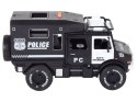 LEAN Toys Wóz Terenowy Policyjny Policja 1:14 Radiowóz Światła Dźwięki Czarny