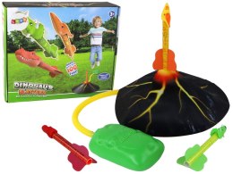 LEAN Toys Wyrzutnia Wulkan Rakieta Dinozaury Gra W Domu I Na Podwórku