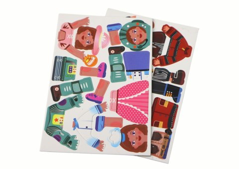 LEAN Toys Zestaw Puzzli Magnetycznych Motyw Postaci Kreskówkowych LEAN Toys Zestaw Puzzli Magnetycznych Motyw Postaci Kreskówkowych