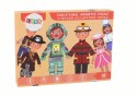 LEAN Toys Zestaw Puzzli Magnetycznych Motyw Postaci Kreskówkowych
