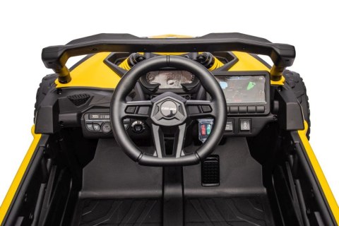 LEAN CARS Auto Na Akumulator Buggy Can-am DK-CA003 Żółty LEAN CARS Auto Na Akumulator Buggy Can-am DK-CA003 Żółty
