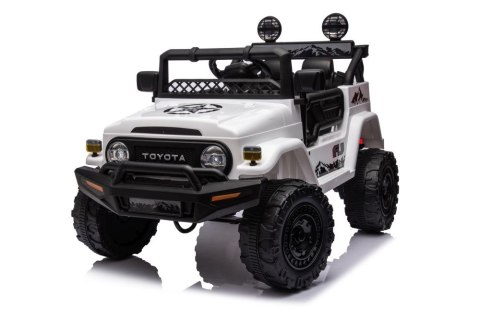 LEAN CARS Auto Na Akumulator Toyota FJ Biała 4x4 LEAN CARS Auto Na Akumulator Toyota FJ Biała 4x4