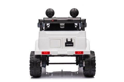 LEAN CARS Auto Na Akumulator Toyota FJ Biała 4x4 LEAN CARS Auto Na Akumulator Toyota FJ Biała 4x4