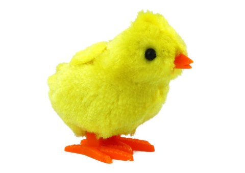 LEAN TOYS Skaczący Kurczak Zabawka Nakręcany Pluszowy Żółty LEAN TOYS Skaczący Kurczak Zabawka Nakręcany Pluszowy Żółty