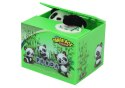 LEAN TOYS Skarbonka Panda Nauka Oszczędzania Miś Zielone Pudełko