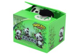 LEAN TOYS Skarbonka Panda Nauka Oszczędzania Miś Zielone Pudełko