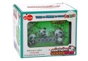 LEAN TOYS Skarbonka Panda Nauka Oszczędzania Miś Zielone Pudełko