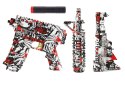 LEAN Toys Elektryczny Karabin Na Kulki Wodne Okulary Czerwone Grafiti
