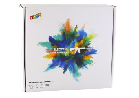 LEAN Toys Elektryczny Karabin Na Kulki Wodne Okulary Czerwone Grafiti LEAN Toys Elektryczny Karabin Na Kulki Wodne Okulary Czerwone Grafiti