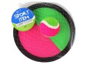 LEAN Toys Gra Zręcznościowa Paletki Tarcze Na Rzepy Catch Ball Piłka