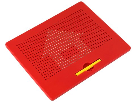 LEAN Toys Magnetyczna Tablica Pad Edukacyjny Kulki Szablony Czerwona 714 ele. LEAN Toys Magnetyczna Tablica Pad Edukacyjny Kulki Szablony Czerwona 714 ele.