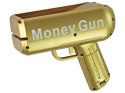 LEAN Toys Pistolet Na Pieniądze Strzelający Złoty Wyrzutnia Money Gun Banknoty