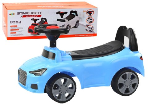 LEAN CARS Samochód Jeździk Z Oparciem QX-3396 Klakson Schowek Niebieski LEAN CARS Samochód Jeździk Z Oparciem QX-3396 Klakson Schowek Niebieski
