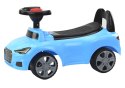LEAN CARS Samochód Jeździk Z Oparciem QX-3396 Klakson Schowek Niebieski