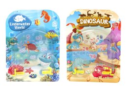 LEAN TOYS Gra Kieszonkowa Pinball Flipper Kosmos Dinozaury Ocean