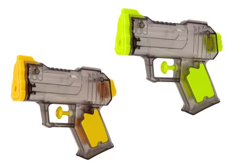 LEAN TOYS Mały Pistolet Na Wodę Przeźroczysty Żółty Pomarańczowy LEAN TOYS Mały Pistolet Na Wodę Przeźroczysty Żółty Pomarańczowy
