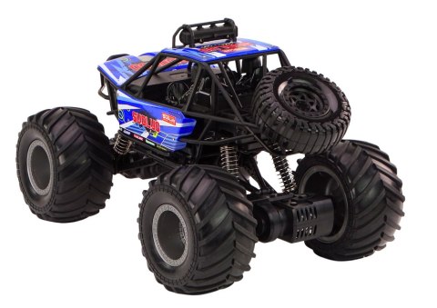 LEAN Toys Auto Terenowe Zdalnie Sterowane RC 1:8 Amortyzatory Niebieskie LEAN Toys Auto Terenowe Zdalnie Sterowane RC 1:8 Amortyzatory Niebieskie