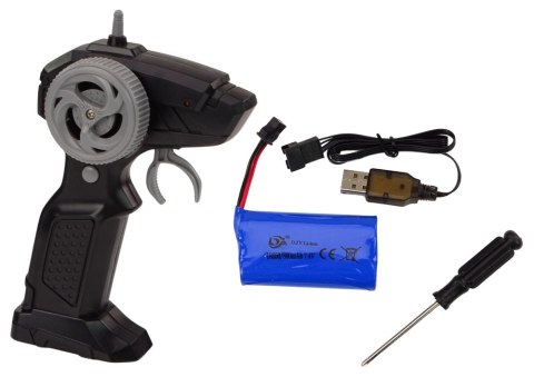 LEAN Toys Auto Terenowe Zdalnie Sterowane RC 1:8 Amortyzatory Niebieskie LEAN Toys Auto Terenowe Zdalnie Sterowane RC 1:8 Amortyzatory Niebieskie