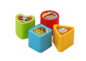 LEAN Toys Bębenek Interaktywny Edukacyjny Kształty Zielono- Pomarańczowy