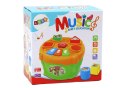 LEAN Toys Bębenek Interaktywny Edukacyjny Kształty Zielono- Pomarańczowy