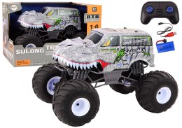 LEAN Toys Duże Auto Terenowe Zdalnie Sterowane 2.4G RC 1:6 Dinozaur
