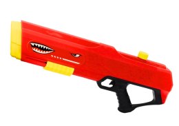 LEAN Toys Duży Pistolet Na Wodę Rekin Pompka Czerwony 57cm
