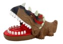 LEAN Toys Gra Zręcznościowa Gryzący Dinozaur Triceratops Brązowy Światła Dźwięki